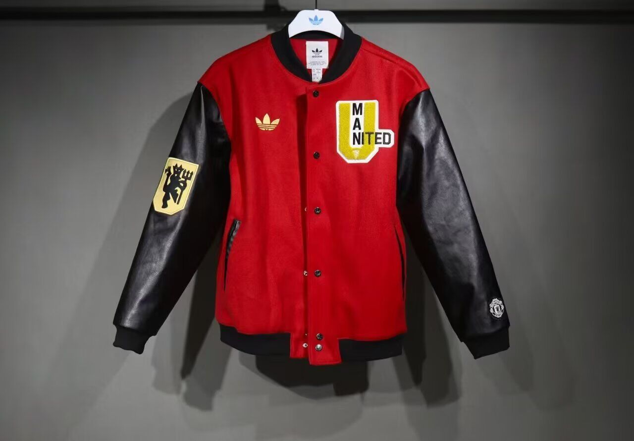AAA Quality Manchester Utd 25/26 Baseball Jacket - Red